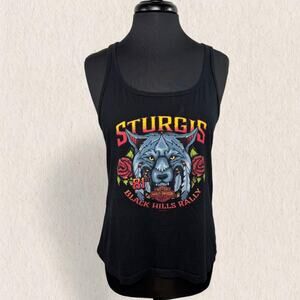 Harley-Davidson Sturgis Black Hills‎ Rally 2021 Tank Top Women’s Size M Grunge